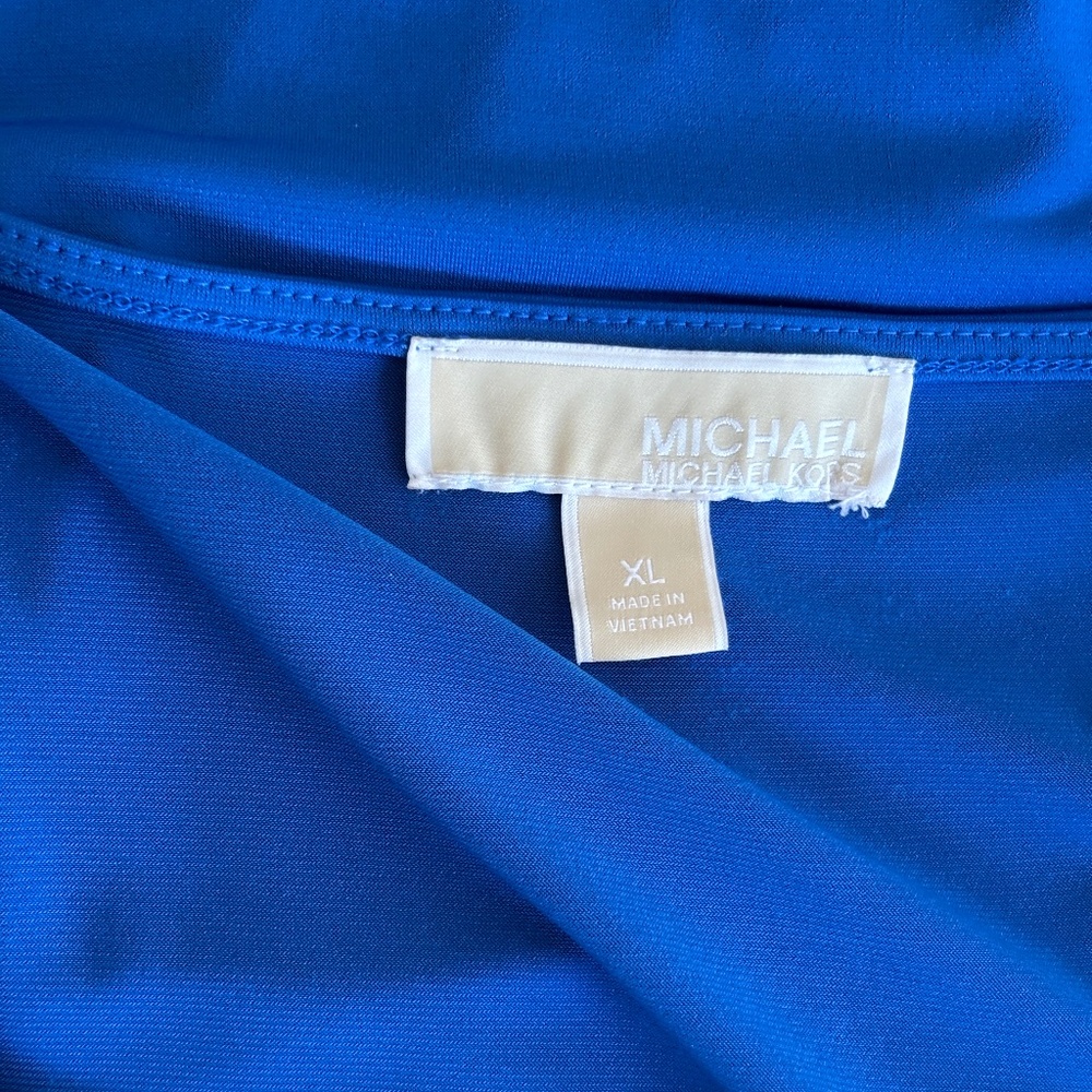 MICHAEL Michael Kors Midi Dress - Royal Blue Size XL - Picture 8 of 9